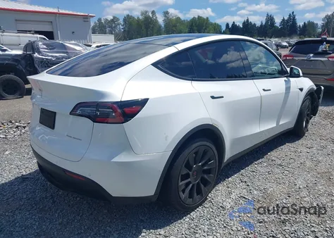 2020 Tesla Model Y Long Range Dual Motor All-Wheel Drive из США, поврежденный, VIN 5YJYGDEE2LF019066